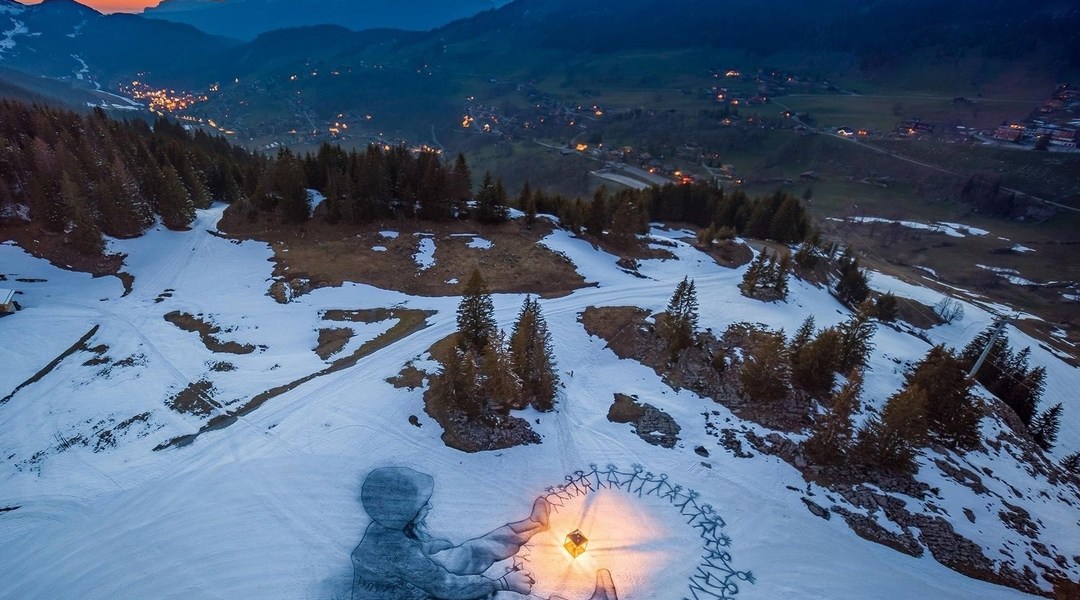 Saype @ Clusaz, France