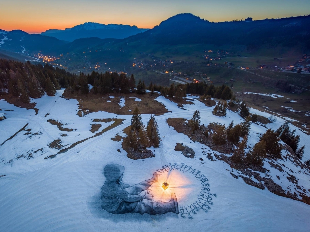 Saype @ Clusaz, France
