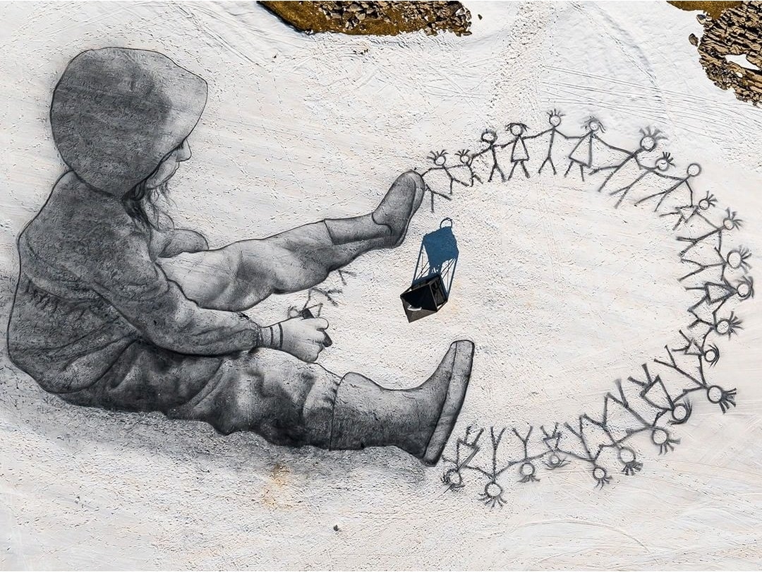 Saype @ Clusaz, France