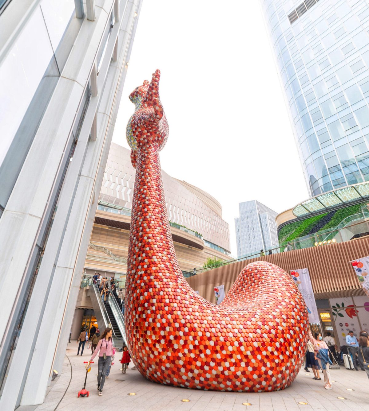 Shiny Squirrel (2021) by Florentijn Hofman