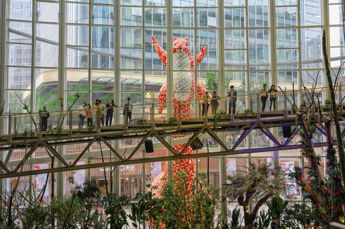 Shiny Squirrel (2021) by Florentijn Hofman