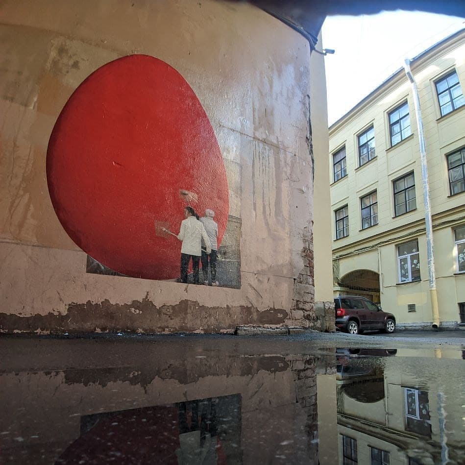 Urban Fresco @ Saint Petersburg, Russia
