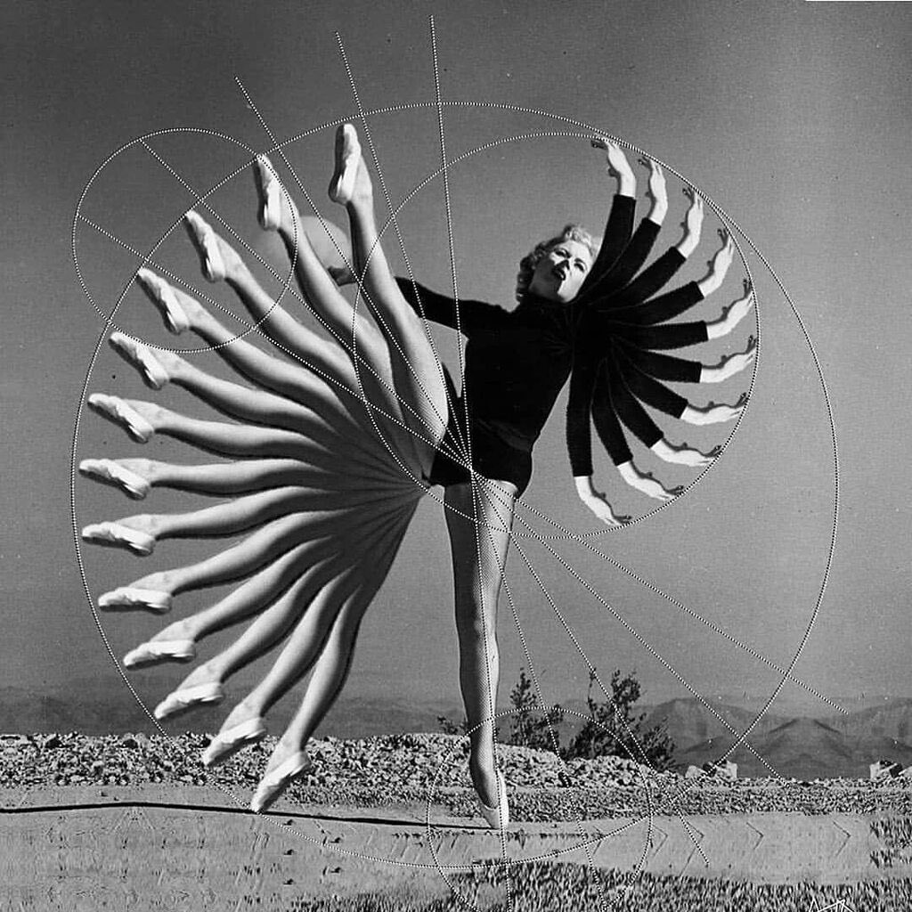 "Atomic Ballet", digital collage by Adam Ring