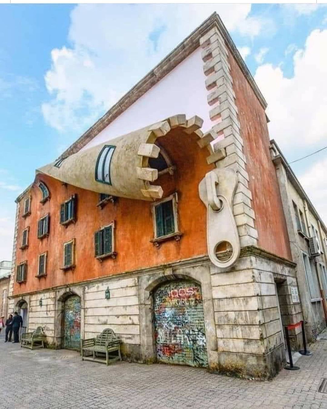 Artwork by Alex Chinneck for Milan Design Week 2019