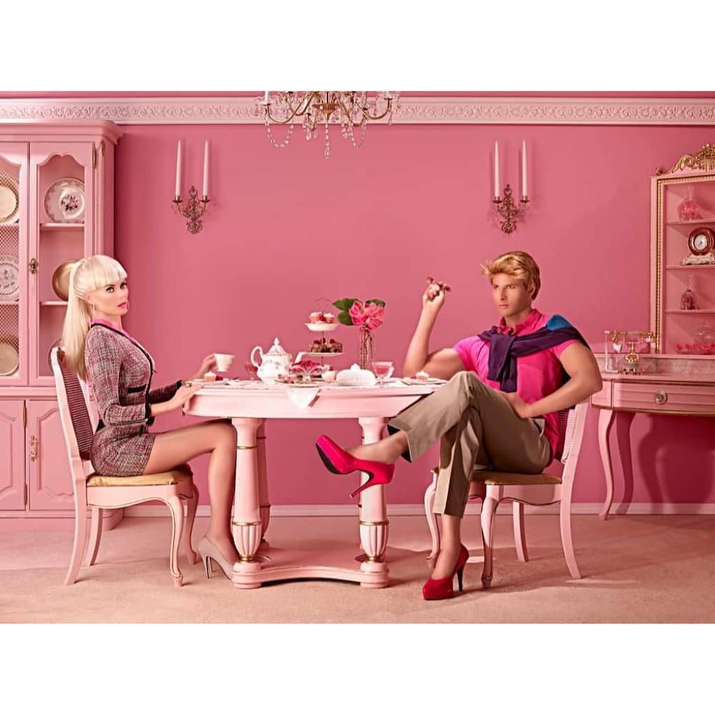 Breakfast by Dina Goldstein from the "In the Dollhouse" series