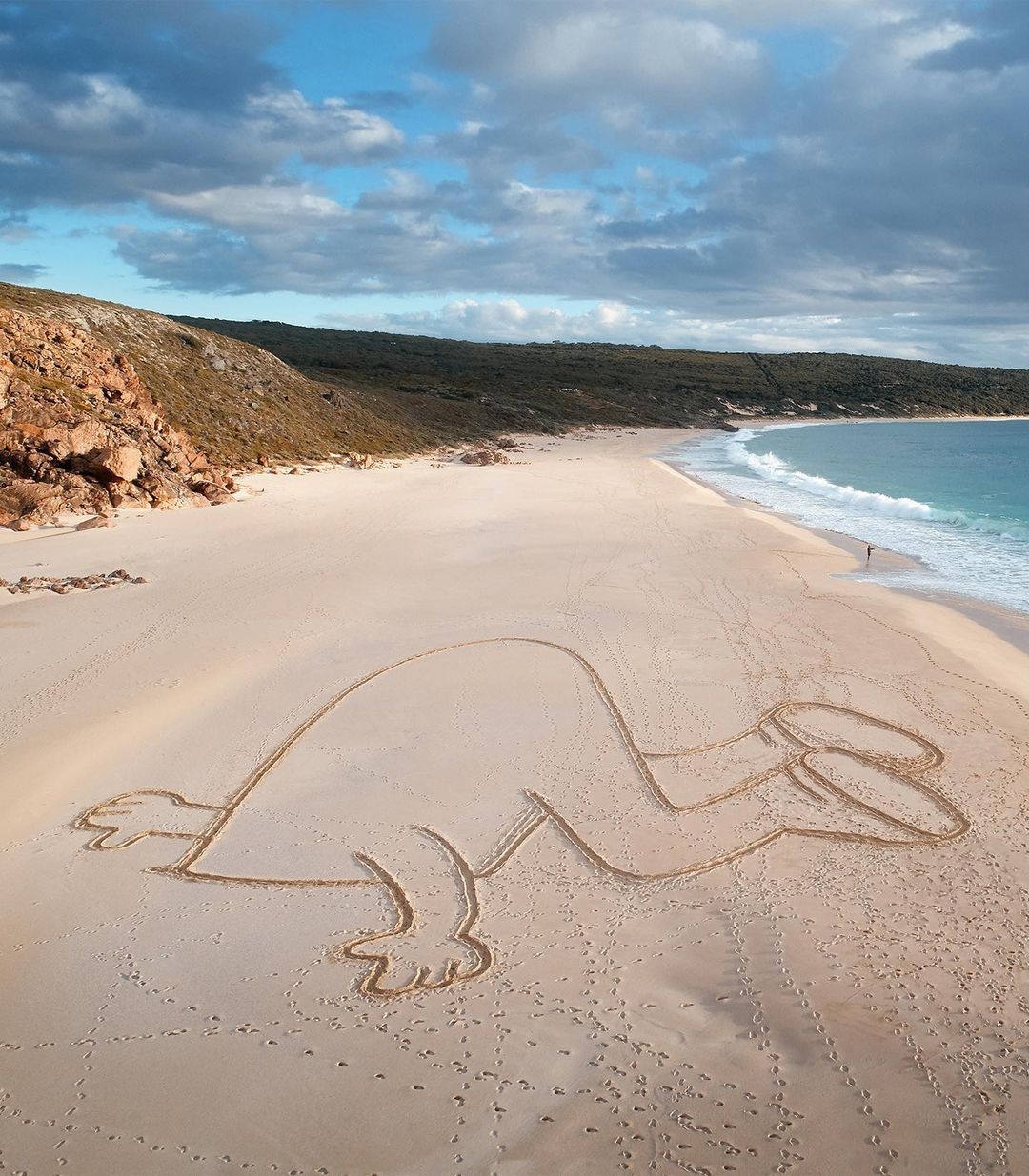 Artwork by Ian Mutch in Dunsborough, Australia. Photo by Christian Fletcher