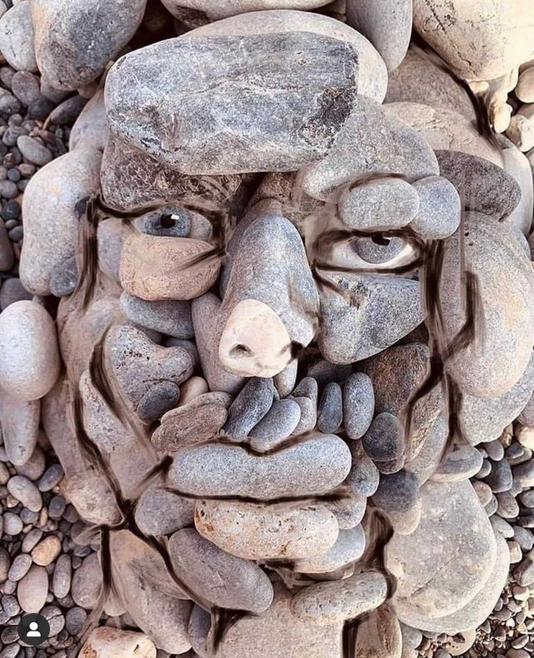 Stone art by Ilan Adar