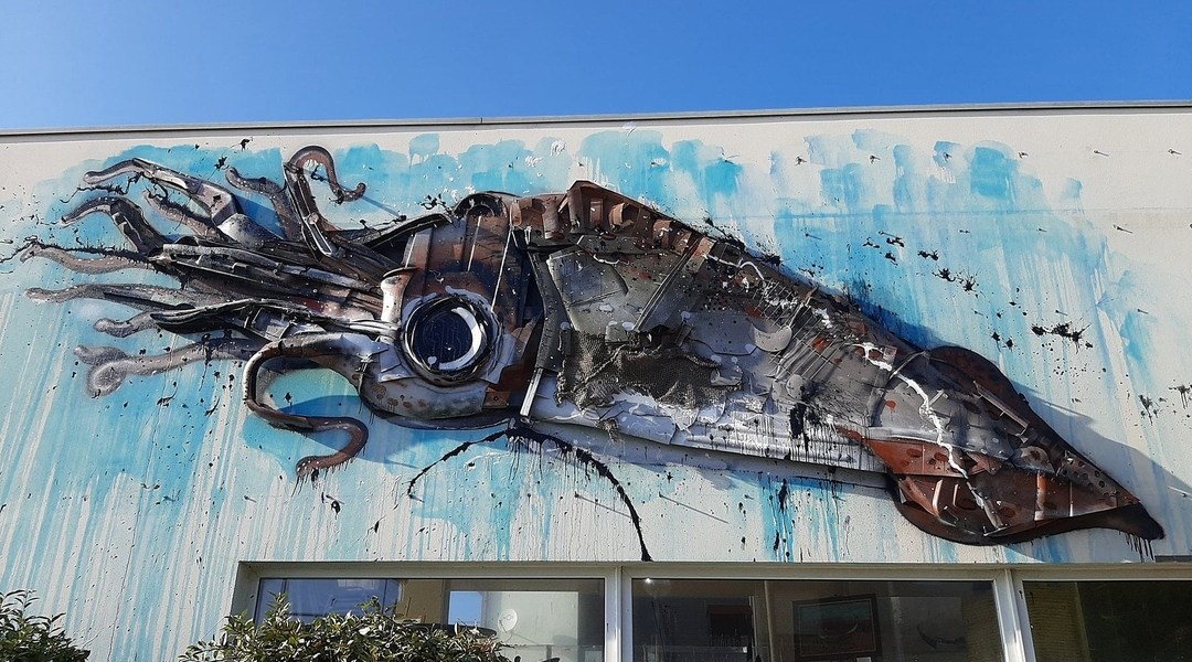 Bordalo II @ Praia da Tocha, Portugal