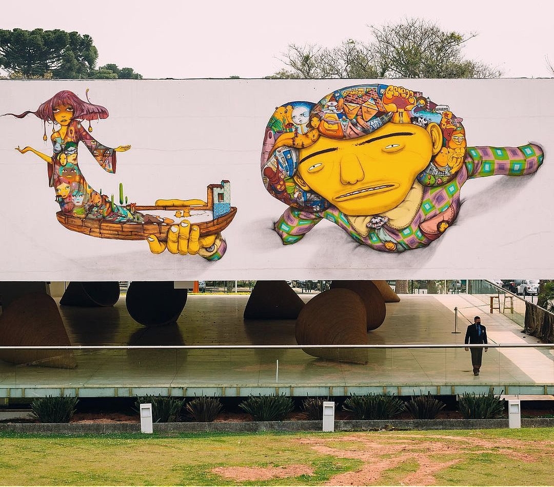 Os Gêmeos @ Curitiba, Brazil
