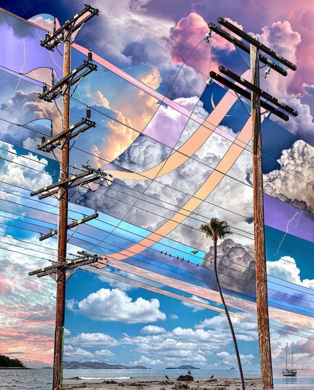 Party skies, 2021 by Alex Hyner