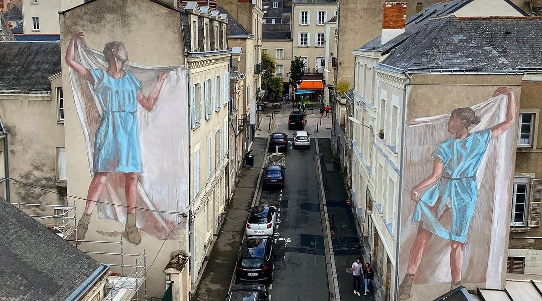 Faith47 + Helen Bur @ Angers, France