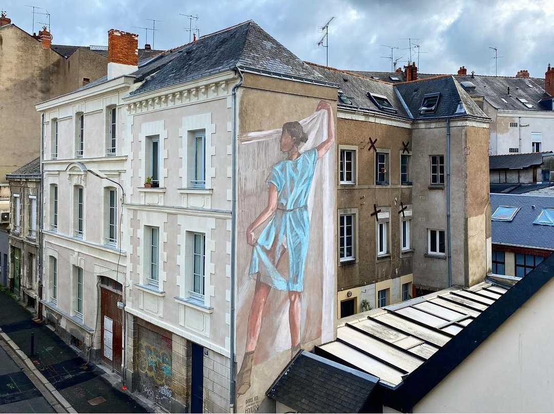 Faith47 + Helen Bur @ Angers, France