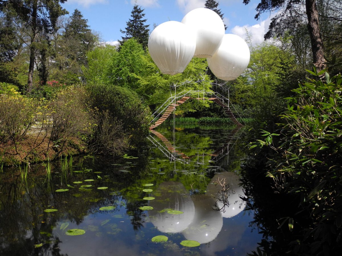 Olivier Grossetête. “Monkey Bridge,” Japanese Garden of Tattonpark Biennale
