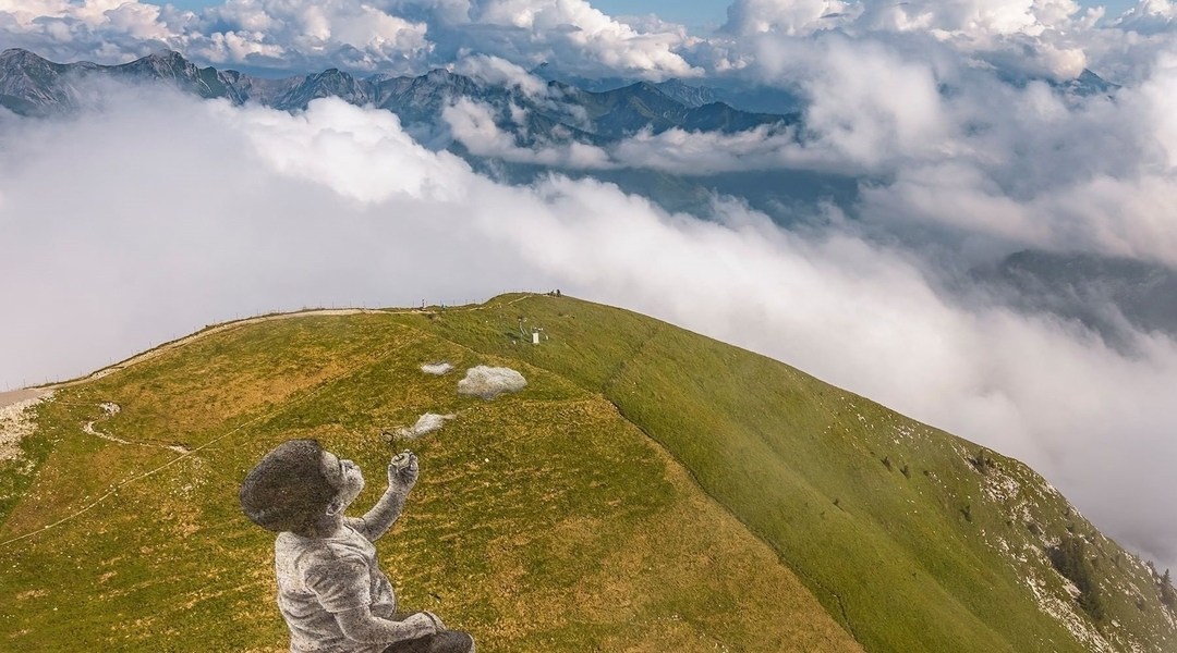 Saype @ Moléson-Village, Switzerland
