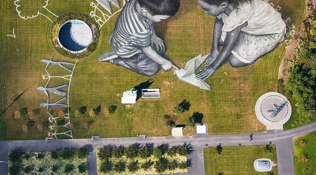 Saype @ New York, USA