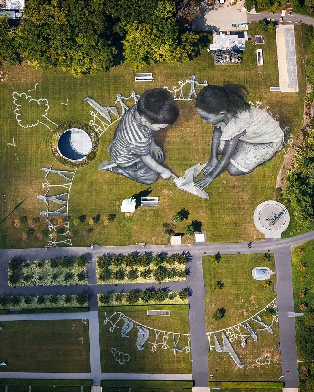 Saype @ New York, USA