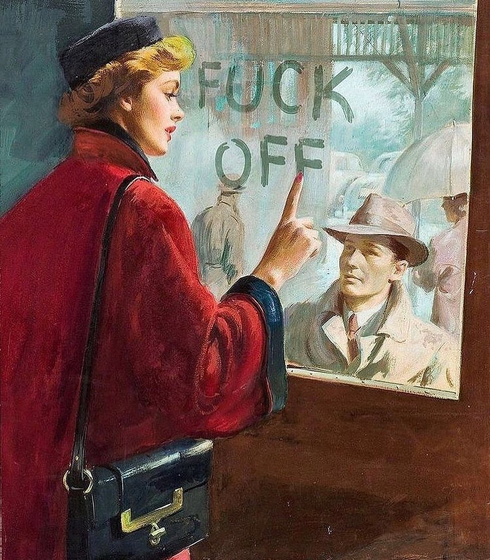 Collage By Figaro Many of a painting by Arthur Sarnoff