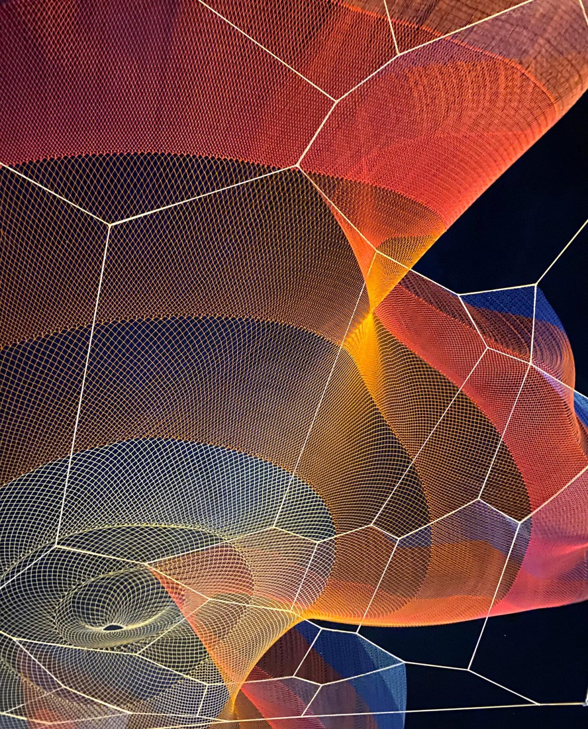 Janet Echelman. “Earthtime 1.26” (2021), Munich