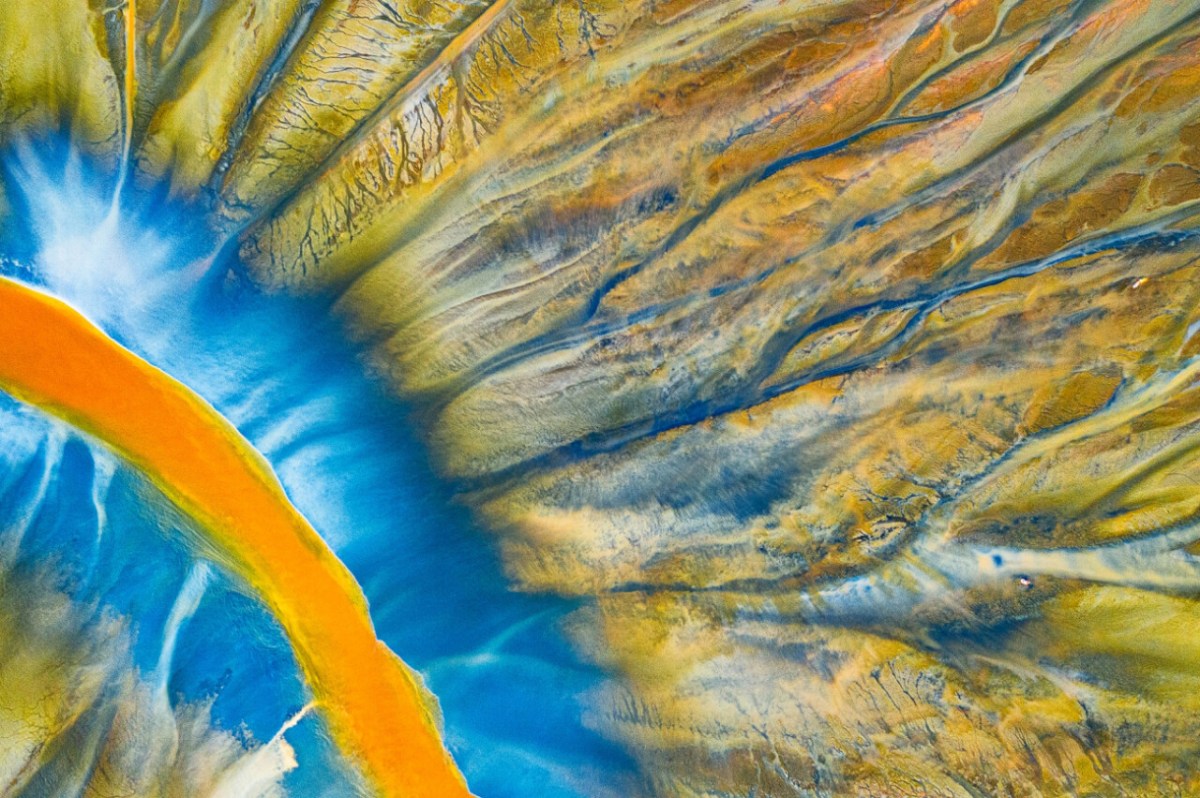 "Poisoned River" by Gheorghe Popa @ 2021 Drone Photography Awards