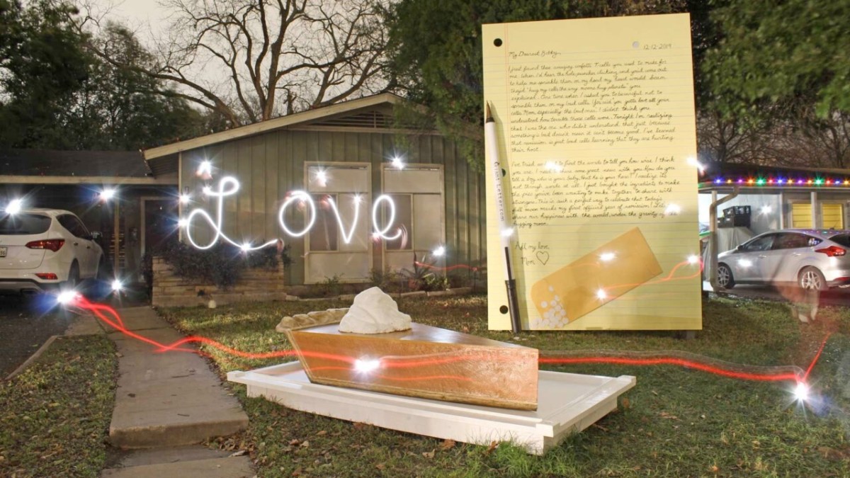 Giant Letter by Caro D'Offay & Laura Gilmore