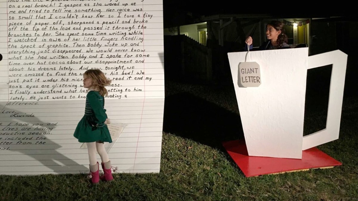 Giant Letter by Caro D'Offay & Laura Gilmore