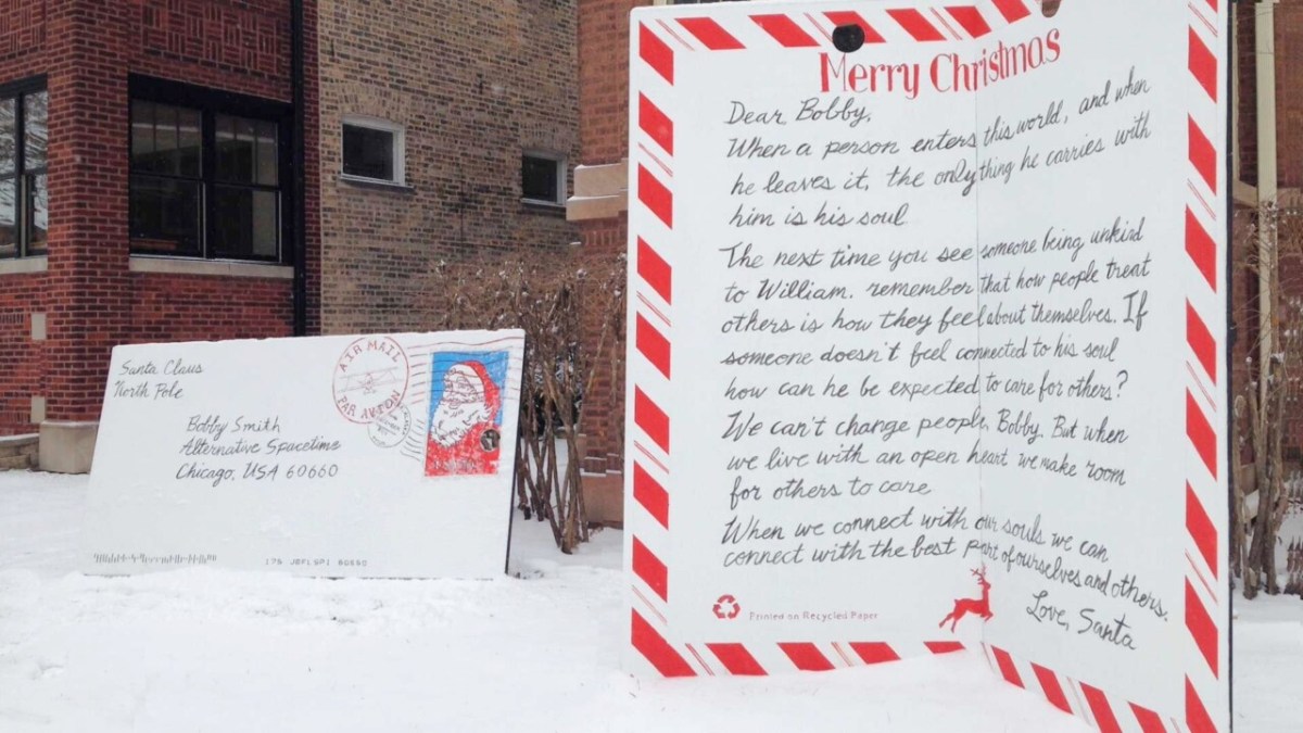 Giant Letter by Caro D'Offay & Laura Gilmore