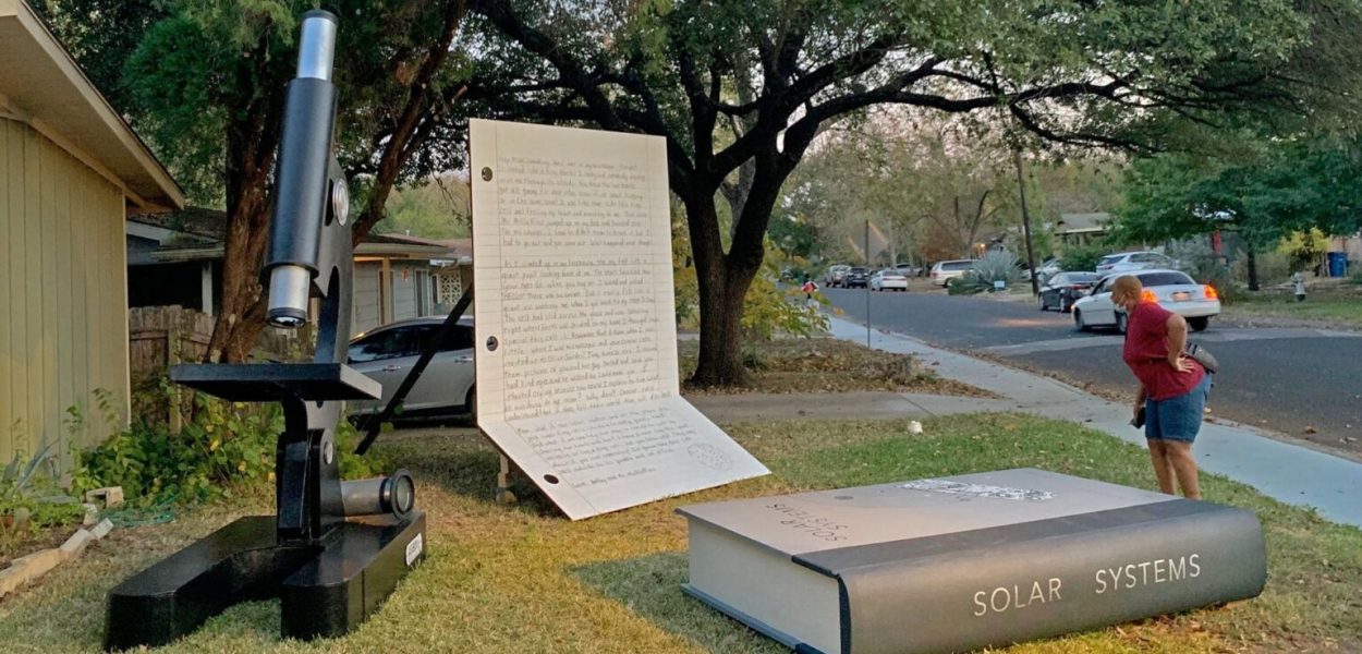 Giant Letter by Caro D'Offay & Laura Gilmore