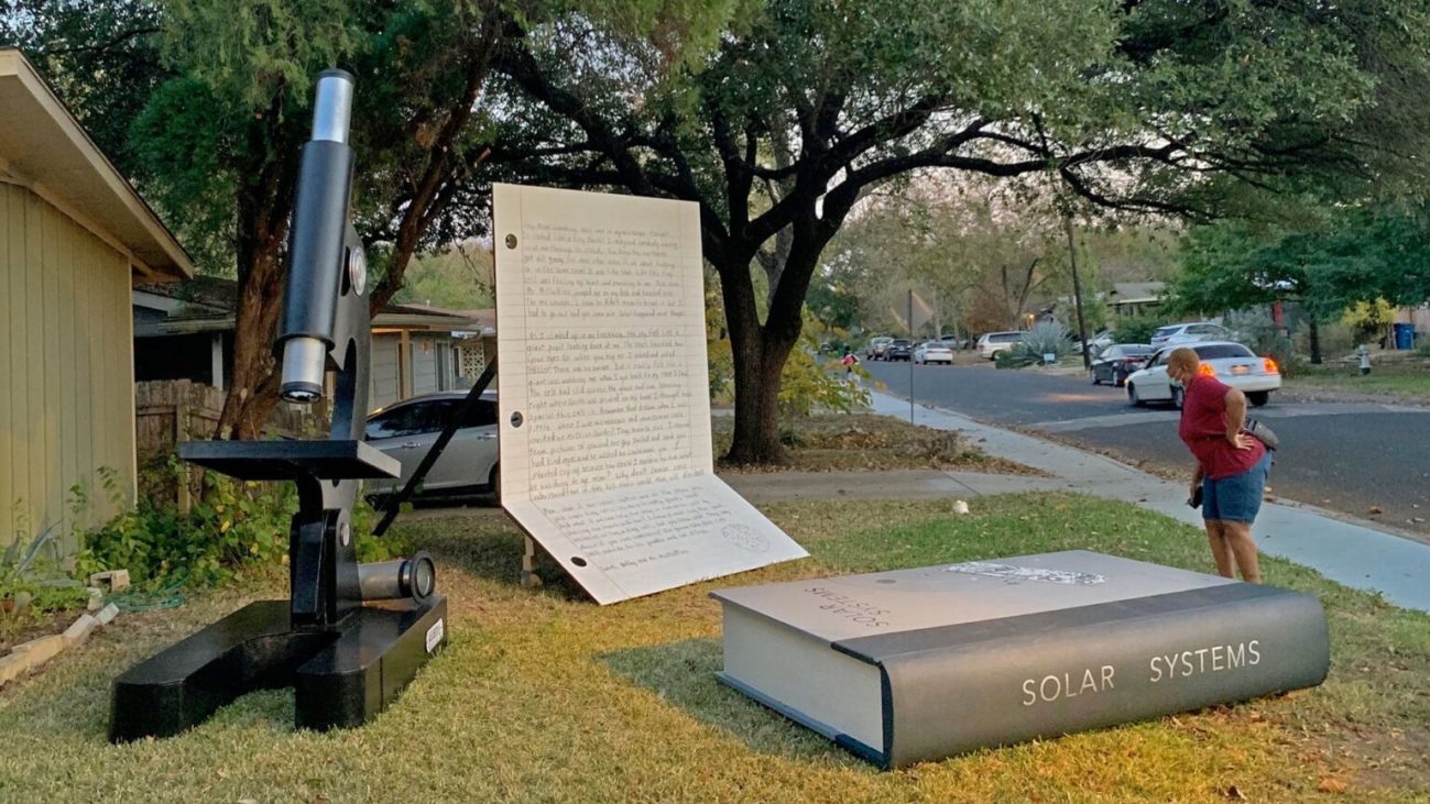 Giant Letter by Caro D'Offay & Laura Gilmore