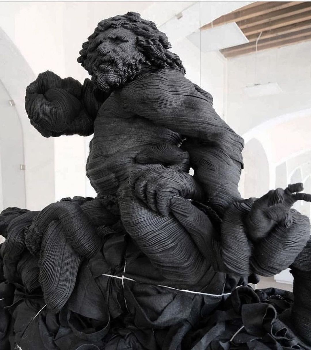 Textile sculpture by Jacobo Alonso