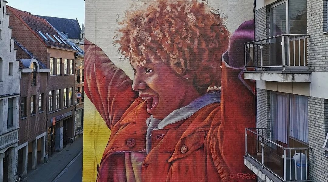 Koen Deweerdt + Suarez Murals @ Leuven, Belgium