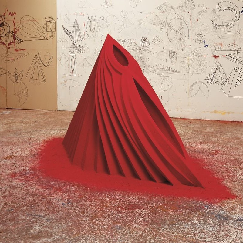 "Mother as a Mountain (Red)" by Anish Kapoor "Mother as a Mountain (Red)" by Anish Kapoor