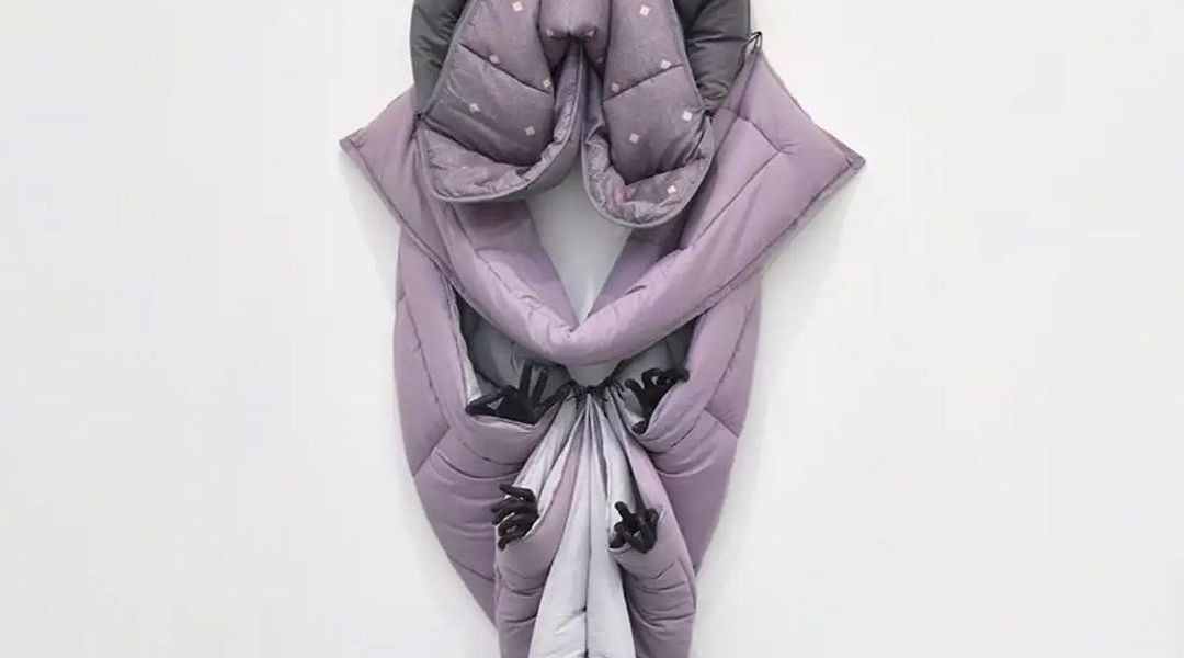 "Sleeping Purple Passion" by Annette Messager