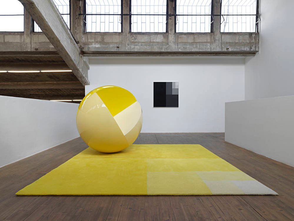 "Divisions (Sphere and Carpet)" by Carsten Höller