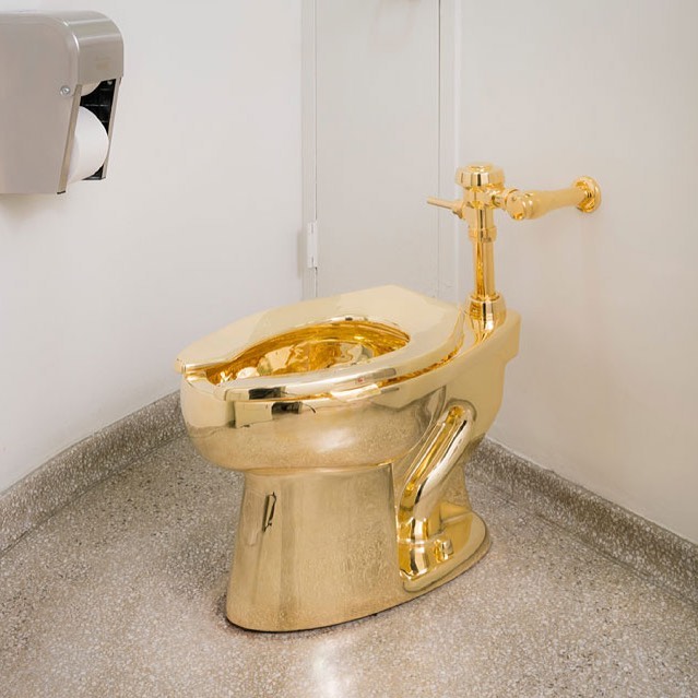 "America" by Maurizio Cattelan