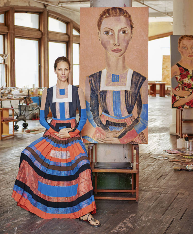 "Model as Muse" by Francesco Clemente