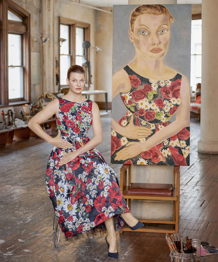 "Model as Muse" by Francesco Clemente