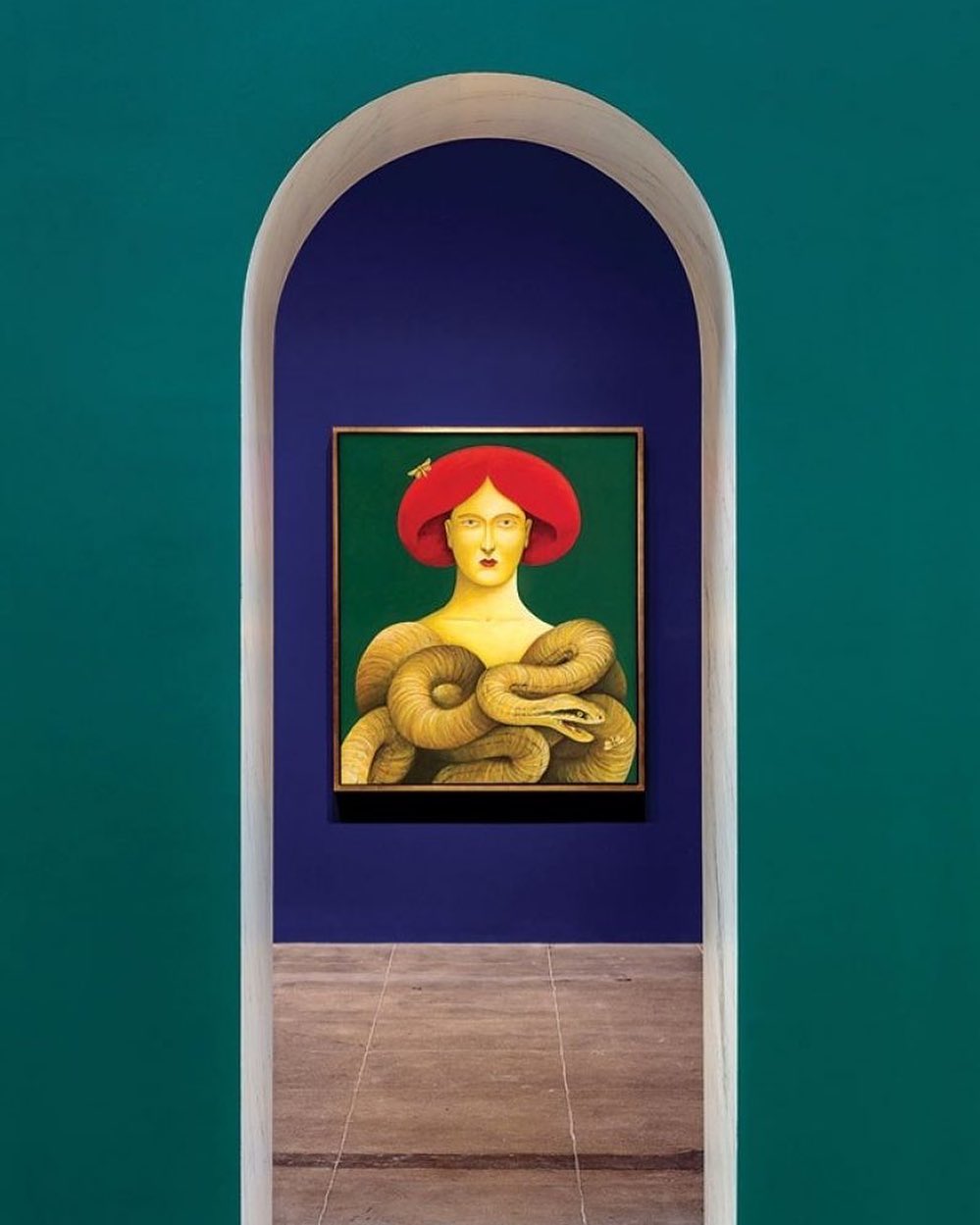 "Portrait with Snakes" by Nicolas Party