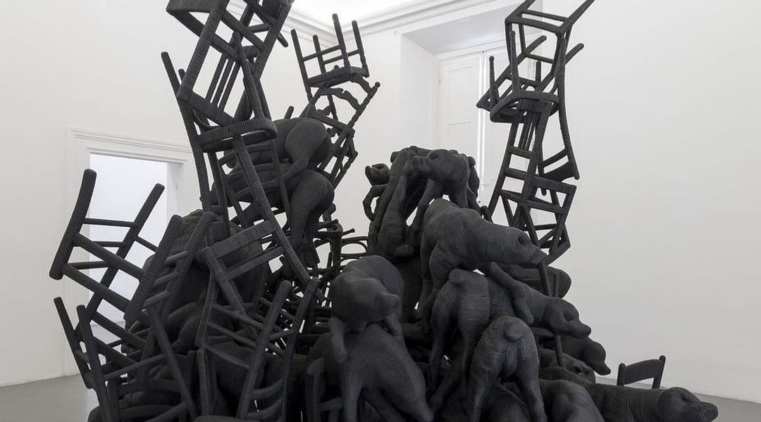 "Tumulto" by Paolo Grassino