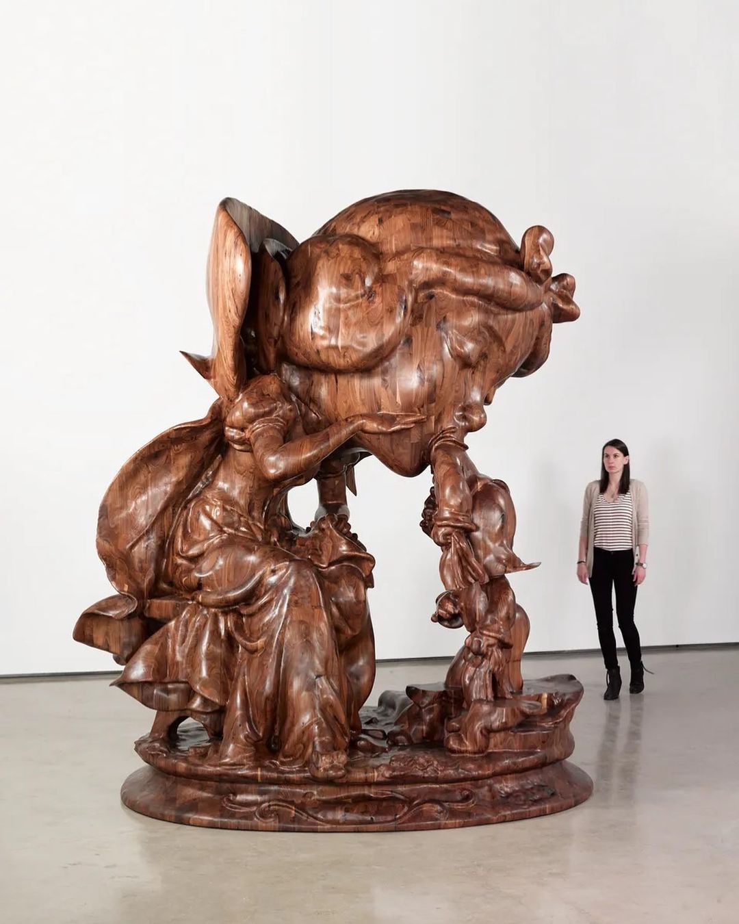 "White Snow Dopey Dopey Head" by Paul McCarthy