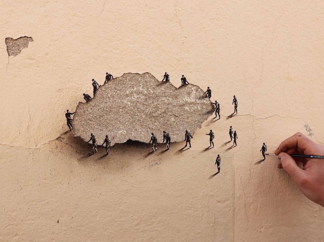 Pejac @ Madrid, Spain