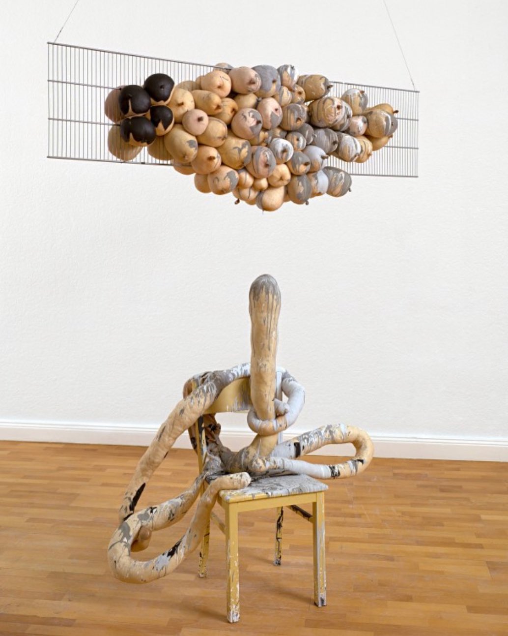 "Silver Hippy" by Sarah Lucas