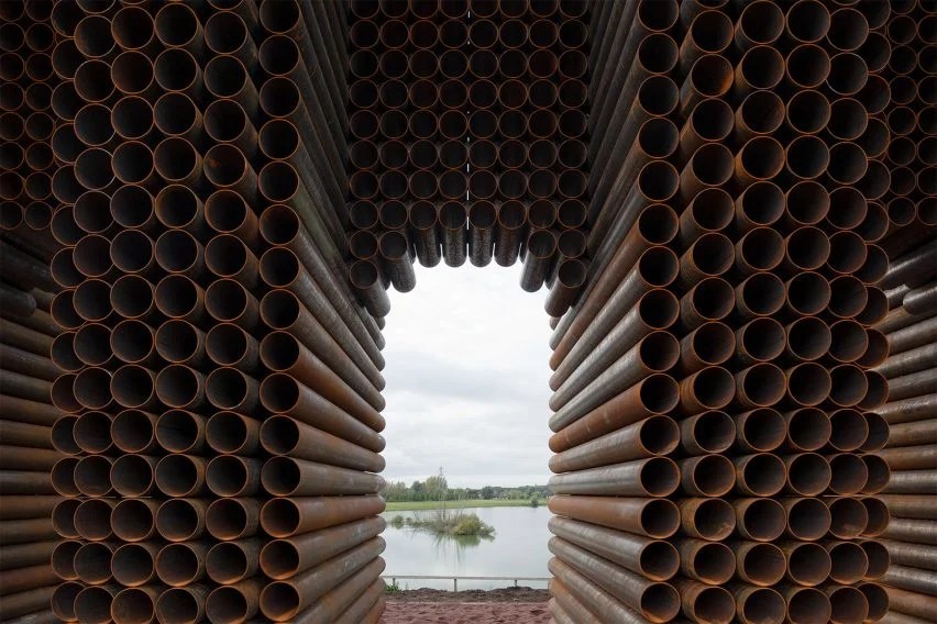 Waterline Monument by Gijs Van Vaerenbergh