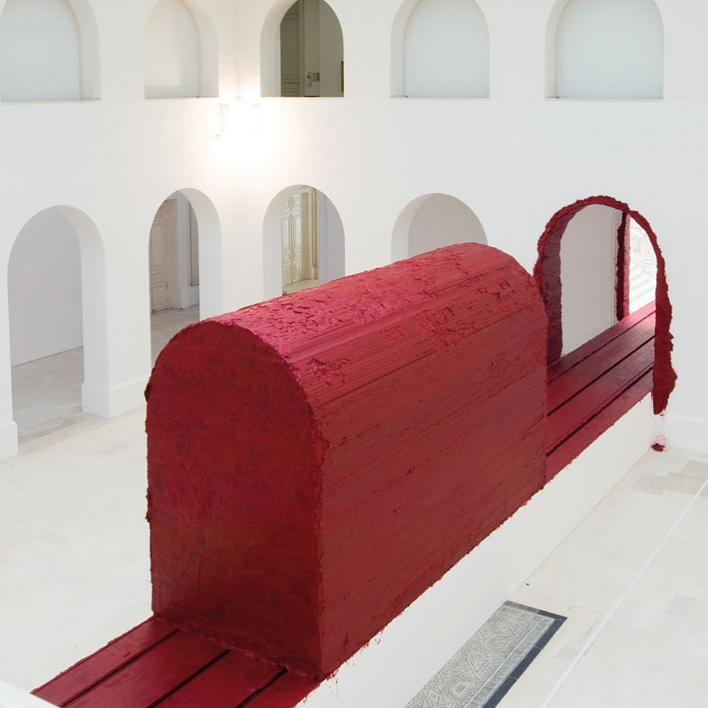 "Svayambh" by Anish Kapoor