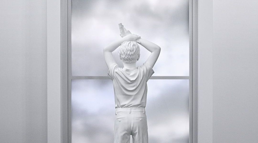 "Boy With Gun" by Elmgreen & Dragset