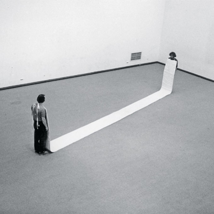 "Element No. 5: Elfmeterbahn" by Franz Erhard Walther