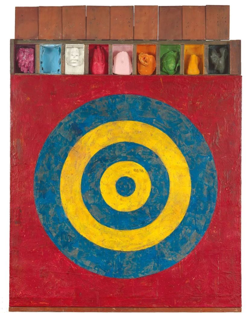 "Target with Plaster Casts" by Jasper Johns