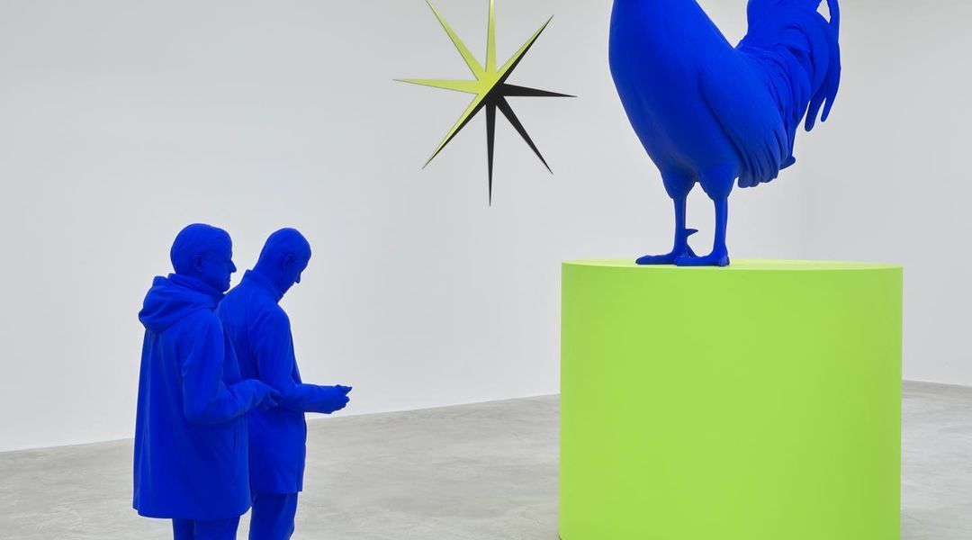 "Cock and Pedestal / Two Men" by Katharina Fritsch