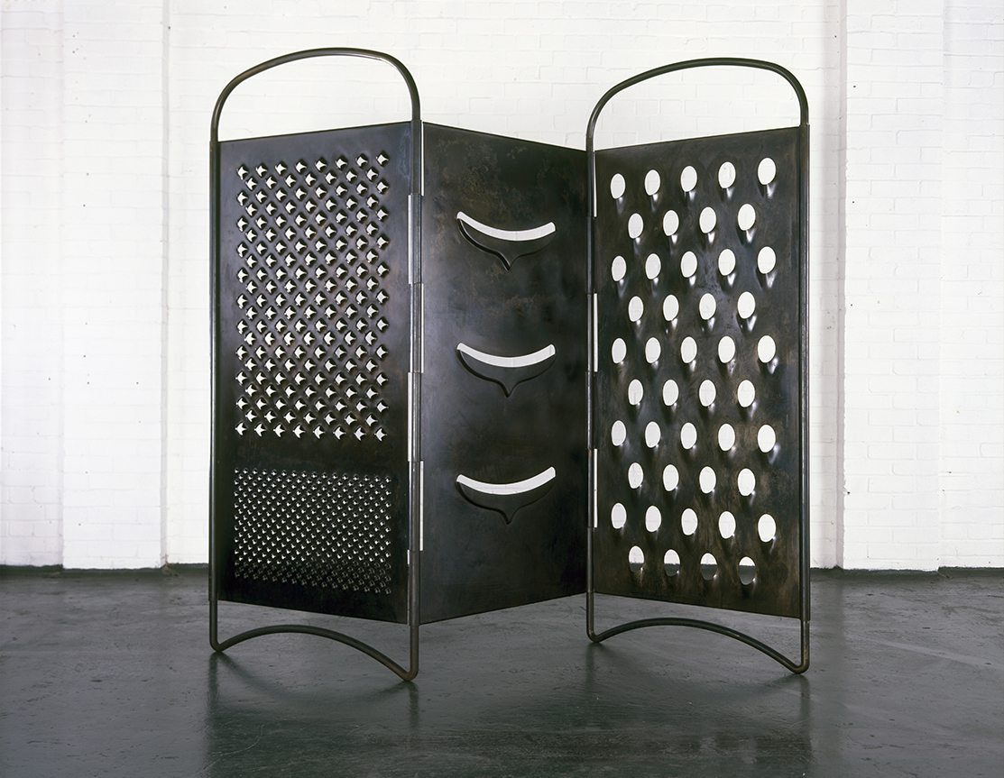 "Grater Divide" by Mona Hatoum