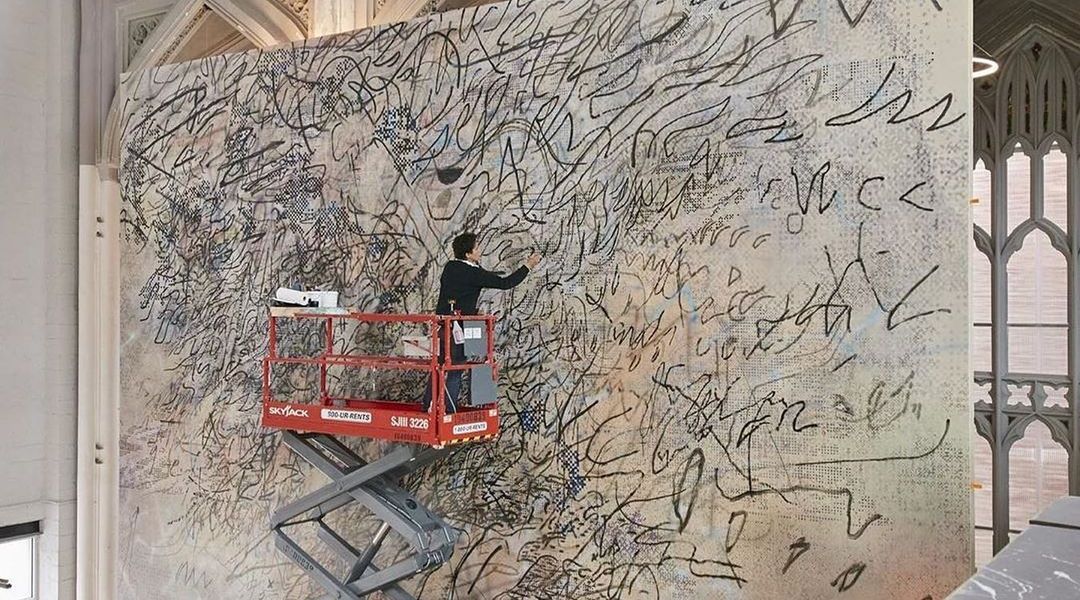 Mural for SFMoMA by Julie Mehretu