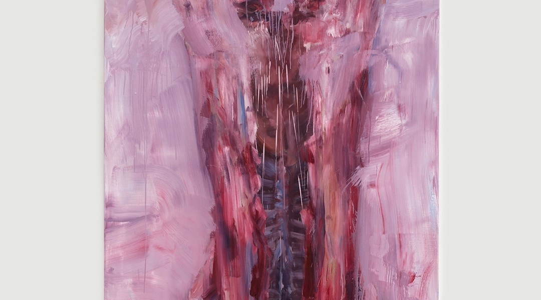 "Carcass of Beef" by Yan Pei Ming